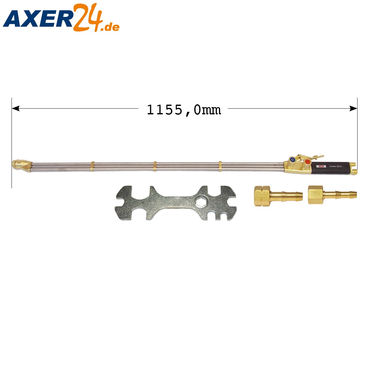 Schneidbrenner X 511  Gasemischend - 1155 mm