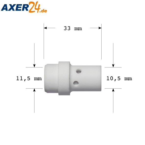 TBI Gasverteiler Keramik zum Stecken