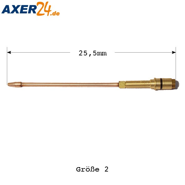 Rohrschweißeinsatz biegsam Gr.2, 1-2 mm