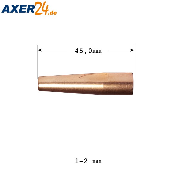 Schweißdüse 1 - 2 mm Acetylen GR 2