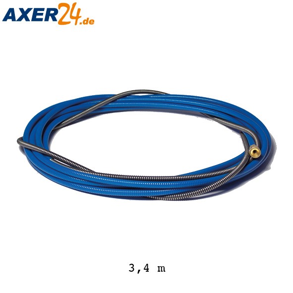 Drahtführungsspirale 3,40 m blau, 0,8 - 1,0 mm