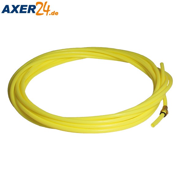 Teflonseele gelb 3,50m für Draht 1,2-1,6 mm