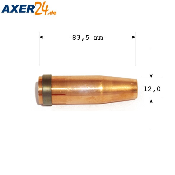 TBI Gasdüse kon. NW 12.0 mm