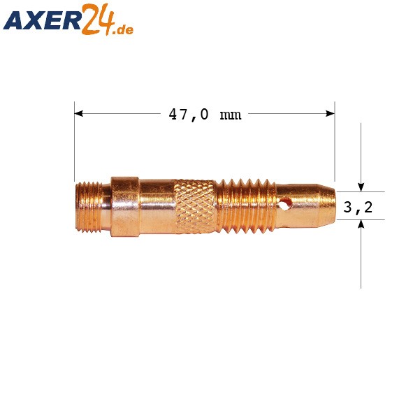 TBI Spannhülsengehäuse 3,2 x 47 mm 10N28
