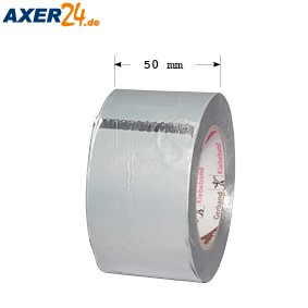 Aluminium-Klebeband mit Trennfolie  50mm Breit