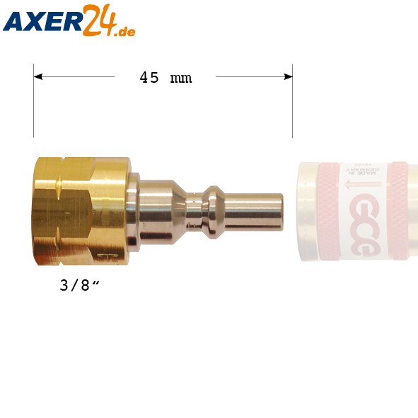 Kupplungsstift Griffstück Brenngas