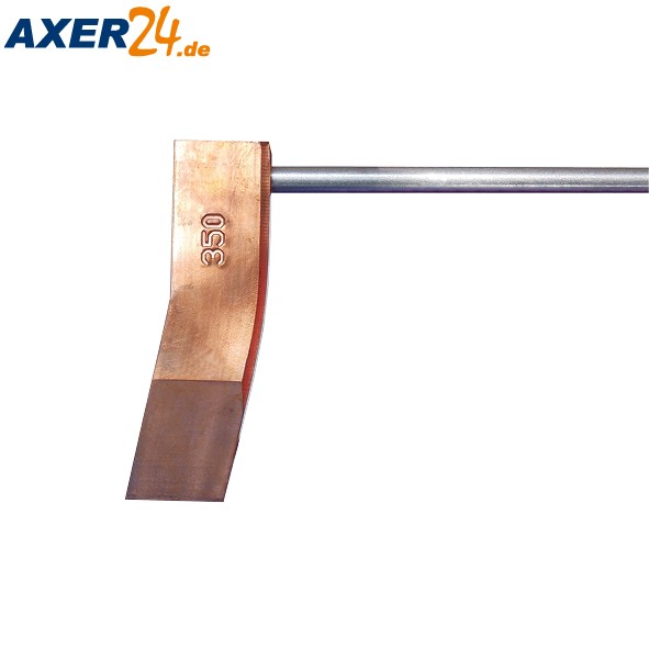 Kupferstück 350 gramm gekröpft