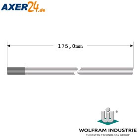 Wolfram Elektrode WCe20  4,0x175mm grau
