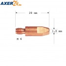 TBI Stromdüse M 6 x 1,0, L = 28 mm CuCrZr